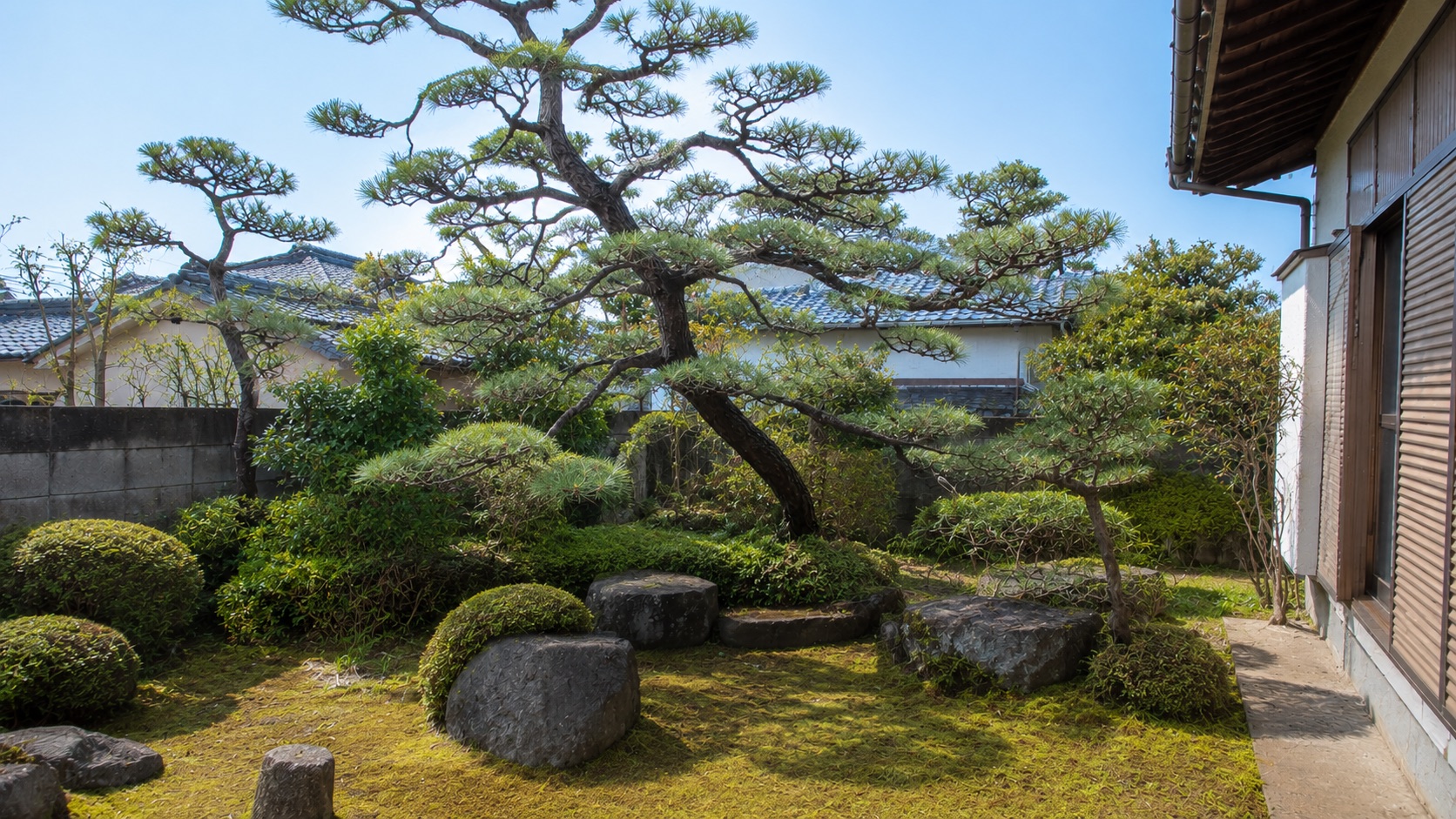 日本庭園の造園