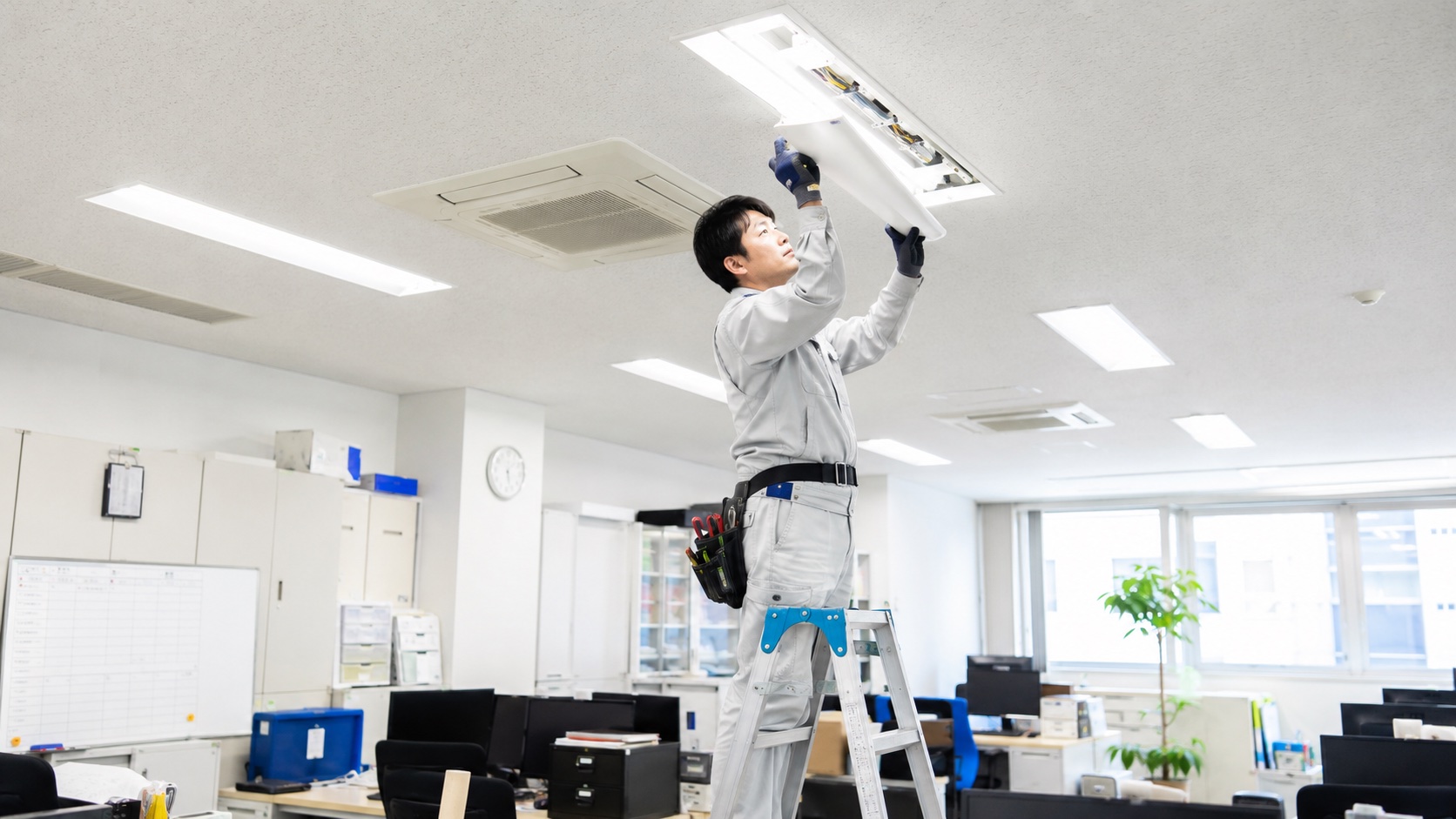 LED照明工事